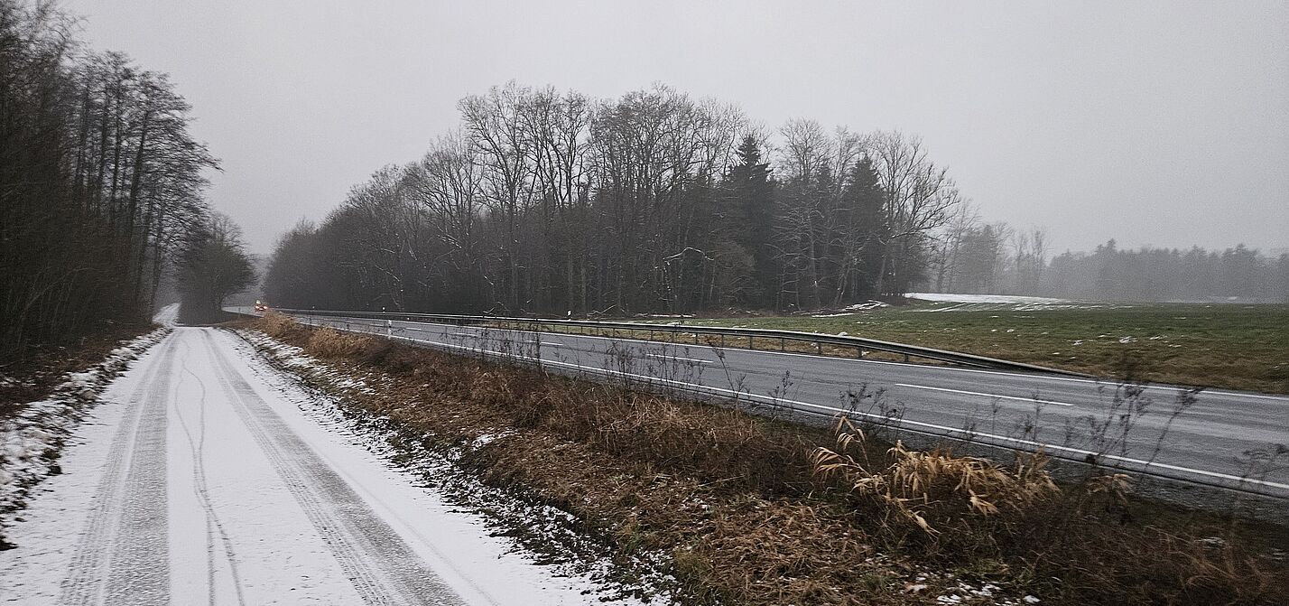 Räumung Anwandweg B304 Räumung Anwandweg B304